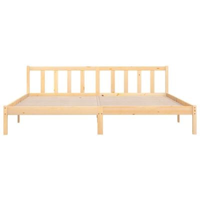 vidaXL Bed Frame without Mattress Solid Wood Super King Size