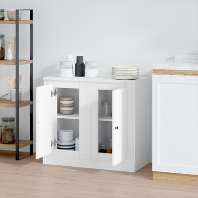 vidaXL Sideboards 2 pcs White 37.5x35.5x67.5 cm Engineered Wood