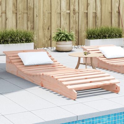 vidaXL Sun Lounger 205x70x31.5 cm Solid Wood Douglas