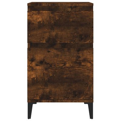 vidaXL Bedside Cabinet Smoked Oak 40x35x70 cm