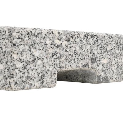 vidaXL Parasol Base Granite Rectangular 25 kg