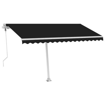 vidaXL Freestanding Automatic Awning 400x300 cm Anthracite