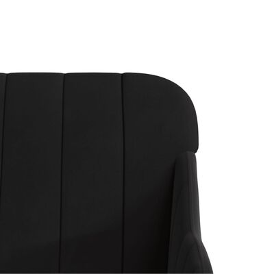 vidaXL Armchair Black 63x76x80 cm Velvet