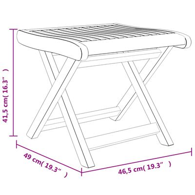 vidaXL 3 Piece Garden Lounge Set Solid Wood Teak