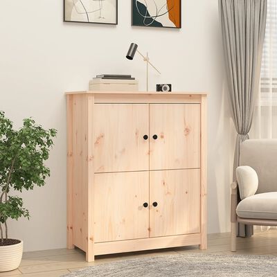 vidaXL Sideboard 83x41.5x100 cm Solid Wood Pine