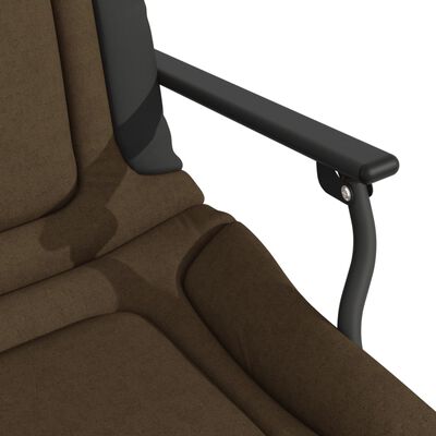 vidaXL Fishing Chair with Armrest Foldable Taupe