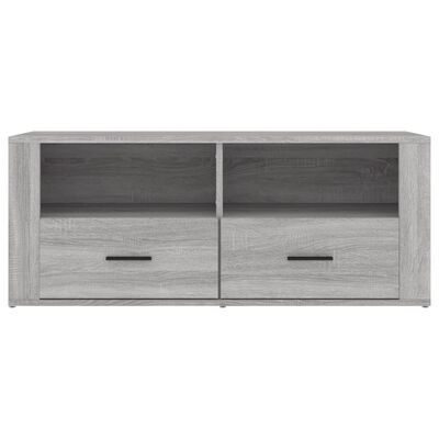 vidaXL TV Cabinet Grey Sonoma 100x35x40 cm Engineered Wood