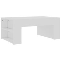 vidaXL Coffee Table White 100x60x42 cm Engineered Wood