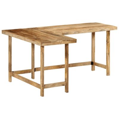 vidaXL Desk 165x110x75 cm Solid Wood Mango