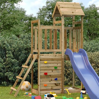 vidaXL Outdoor Playset 52.5x110.5x214 cm Impregnated Wood Pine