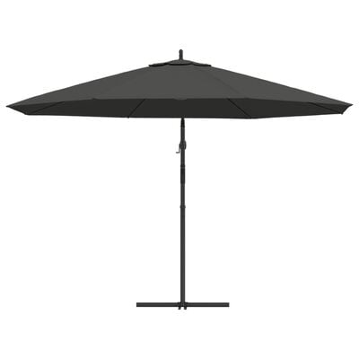 vidaXL Cantilever Garden Parasol with Aluminium Pole 350 cm Anthracite