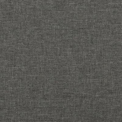 vidaXL Bed Frame without Mattress Dark Grey 152x203 cm Queen Fabric