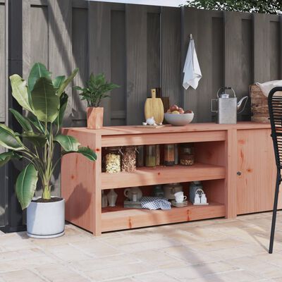 vidaXL Outdoor Kitchen Cabinet 106x55x64 cm Solid Wood Douglas