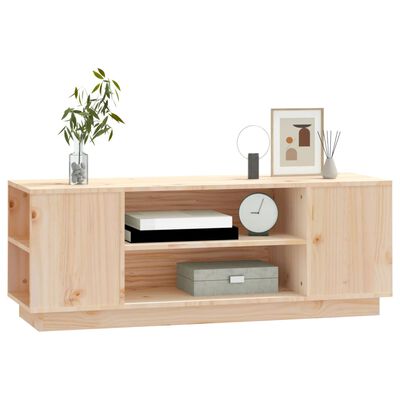 vidaXL TV Cabinet 110x35x40.5 cm Solid Wood Pine