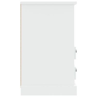 vidaXL Bedside Cabinets 2 pcs High Gloss White 43x36x60 cm