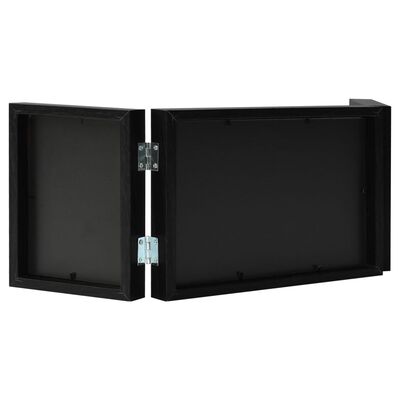 vidaXL Trifold Photo Frame Collage Black 28x18 cm+2x