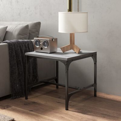 vidaXL Side Tables 2 pcs Grey Sonoma 40x40x35 cm Engineered Wood