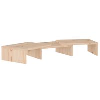 vidaXL Monitor Stand 60x24x10.5 cm Solid Wood Pine