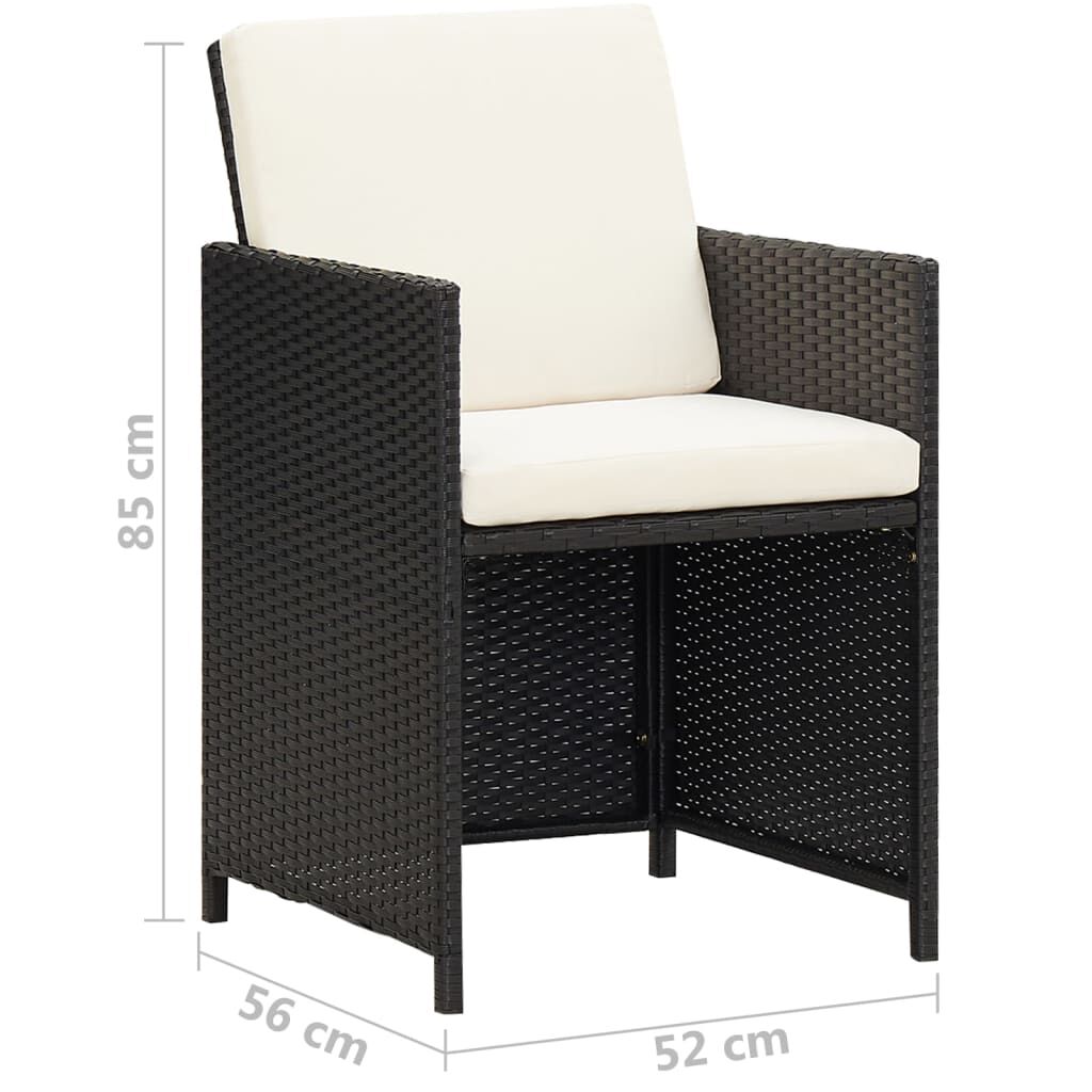 vidaxl rattan garden furniture