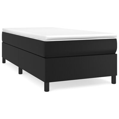 vidaXL Bed Frame without Mattress Black King Single Faux Leather