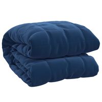 vidaXL Weighted Blanket Blue 150x200 cm 7 kg Fabric