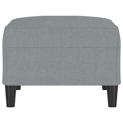 vidaXL Footstool Light Grey 70x55x41 cm Fabric