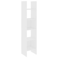 vidaXL Book Cabinet White 40x35x180 cm Engineered Wood