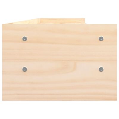 vidaXL Monitor Stand 100x24x16 cm Solid Wood Pine