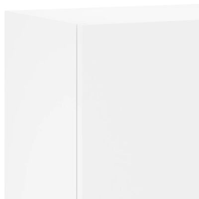 vidaXL TV Wall Cabinet White 40.5x30x90 cm Engineered Wood