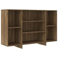 vidaXL Sideboard Brown Oak 120x30x75 cm Engineered Wood