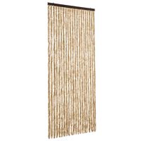 vidaXL Insect Curtain Beige 90x220 cm Chenille