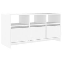 vidaXL TV Cabinet White 102x37.5x52.5 cm Engineered Wood