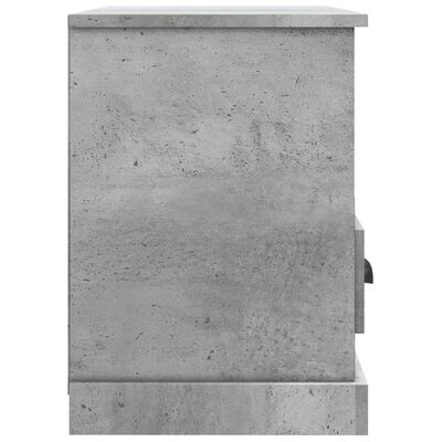 vidaXL TV Cabinet Concrete Grey 80x35x50 cm Engineered Wood