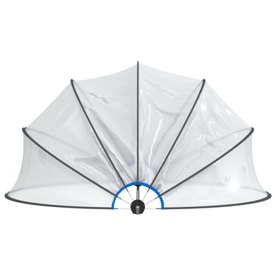 vidaXL Pool Dome Round 406x203 cm PVC