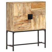 vidaXL Highboard 80x30x100 cm Solid Mango Wood