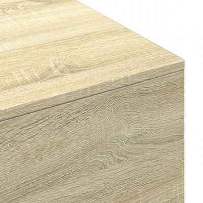 vidaXL Coffee Table Sonoma Oak 100x49.5x31 cm Engineered Wood