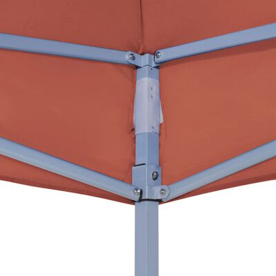 vidaXL Party Tent Roof 6x3 m Terracotta 270 g/m²