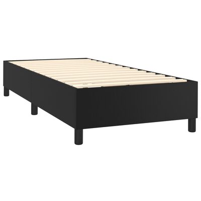 vidaXL Bed Frame without Mattress Black King Single Faux Leather