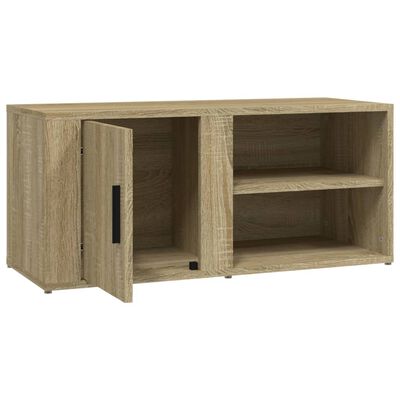 vidaXL TV Cabinet Sonoma Oak 80x31,5x36 cm Engineered Wood