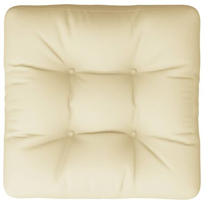 vidaXL Pallet Cushion Cream 50x50x12 cm Fabric