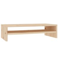 vidaXL Monitor Stand 50x24x13 cm Solid Wood Pine