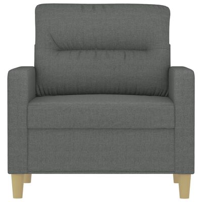 vidaXL Sofa Chair Dark Grey 60 cm Fabric