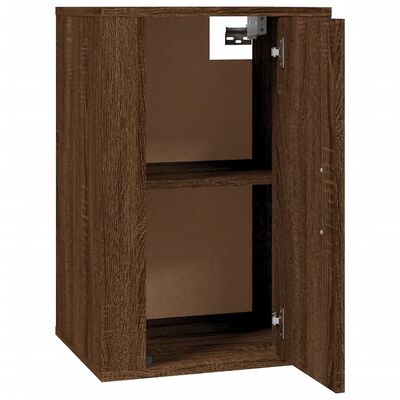 vidaXL Wall Mounted TV Cabinets 2 pcs Brown Oak 40x34.5x60 cm