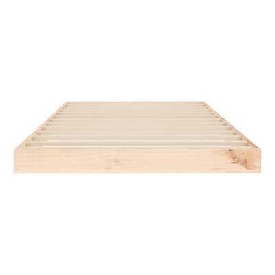 vidaXL Bed Frame without Mattress 90x190 cm Single Solid Wood Pine