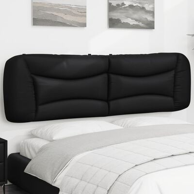 vidaXL Headboard Cushion Black 180 cm Faux Leather