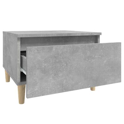 vidaXL Side Tables 2 pcs Concrete Grey 50x46x35 cm Engineered Wood