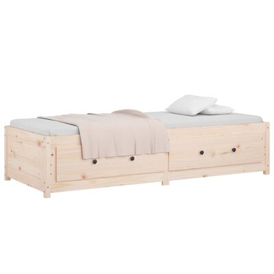 vidaXL Day Bed without Mattress 90x190 cm Single Solid Wood Pine