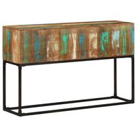 vidaXL Console Table 120x30x75 cm Solid Reclaimed Wood