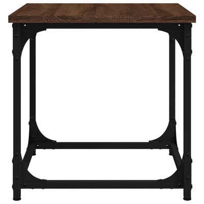 vidaXL Side Table Brown Oak 40x40x40 cm Engineered Wood