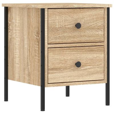 vidaXL Bedside Cabinets 2 pcs Sonoma Oak 40x42x50 cm Engineered Wood